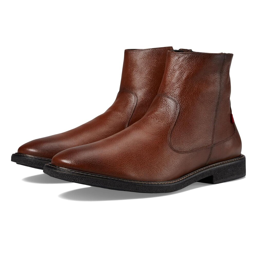 Marc Joseph New York Grand Ave Mens 8 Whiskey Testone Zipper Ankle Boots JOBB958